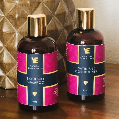 Satin Silk 2 Piece Shampoo Conditioner Set
